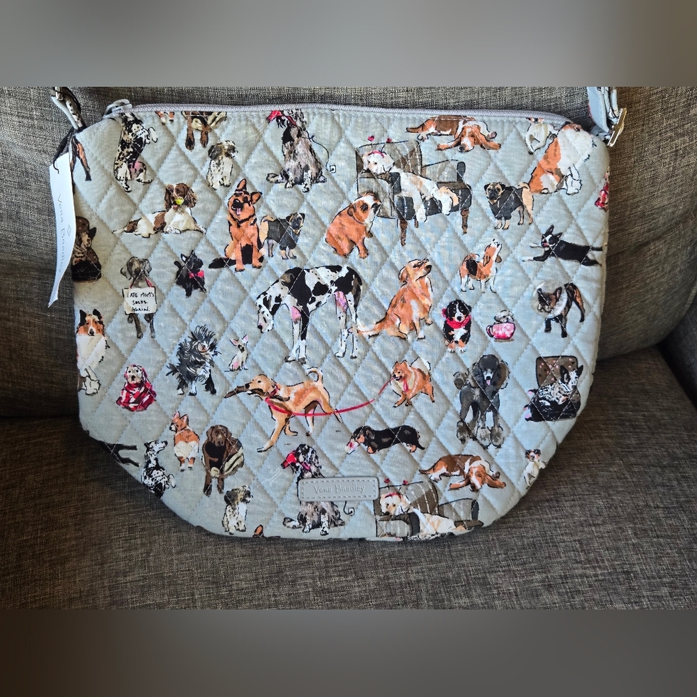Vera Bradley Dog Show Bucket Crossbody Bag New with tags! - Picture 4 of 12